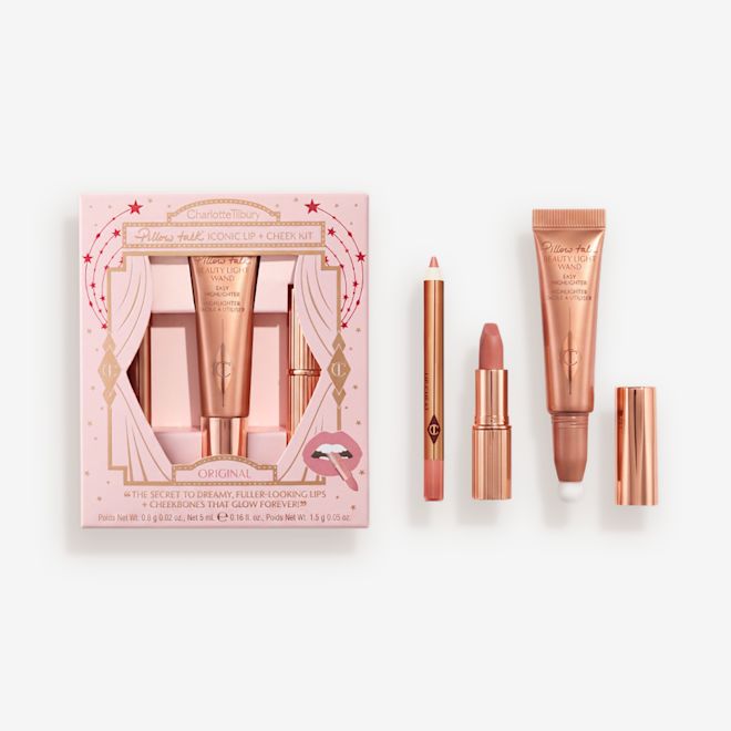 Set Charlotte Tilbury Pillow Talk Iconic Lip & Cheek Kit – Original