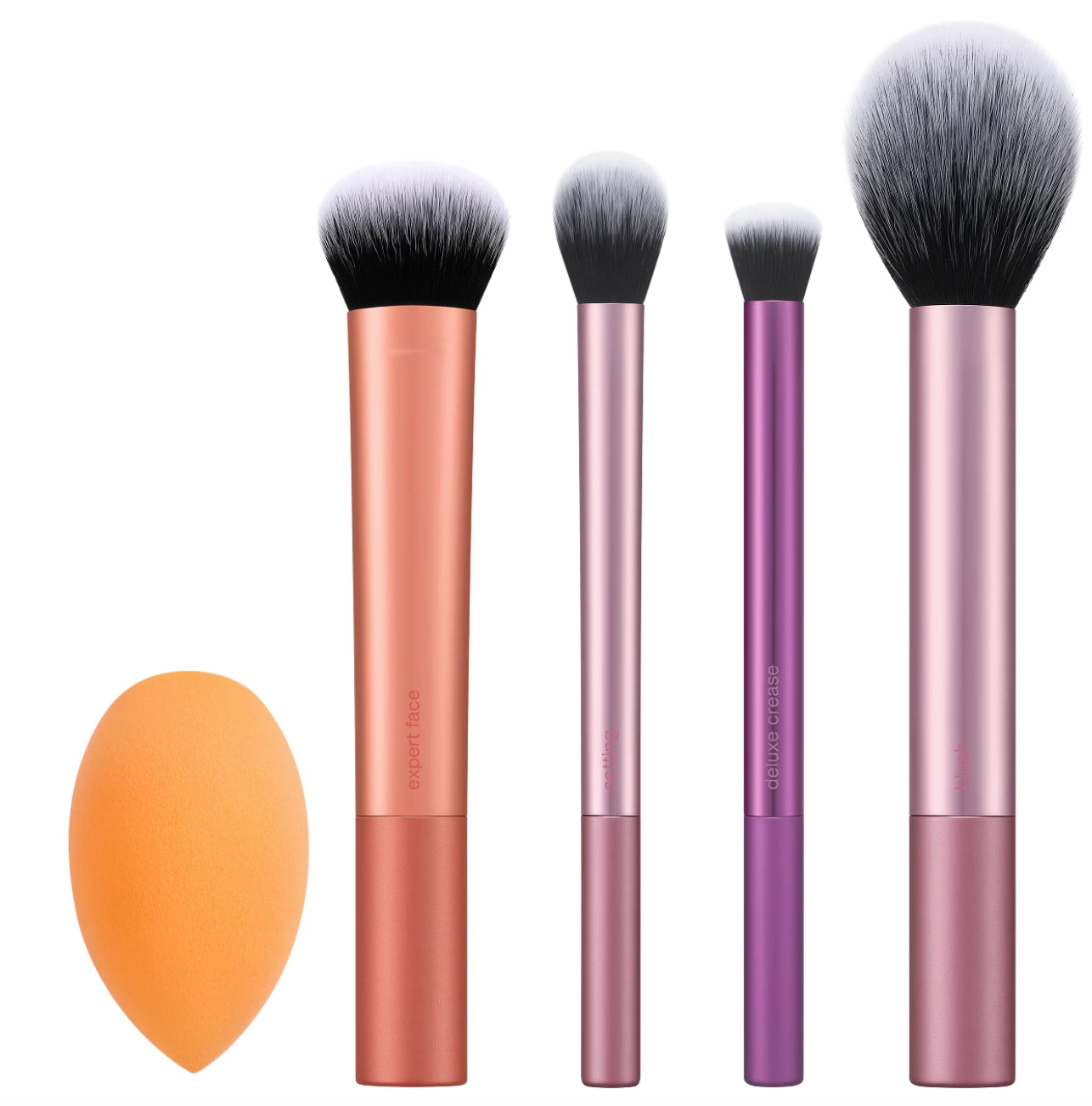 Real Techniques Everyday Essentials Brush & Sponge Set – Set Profesional për Grim