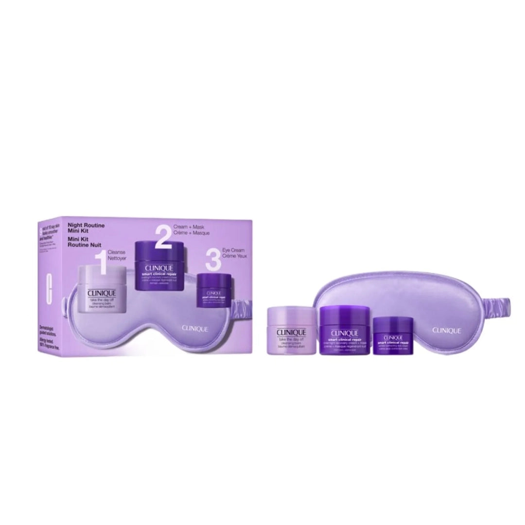 Clinique Night Routine Mini Kit | Set për Kujdesin e Natës