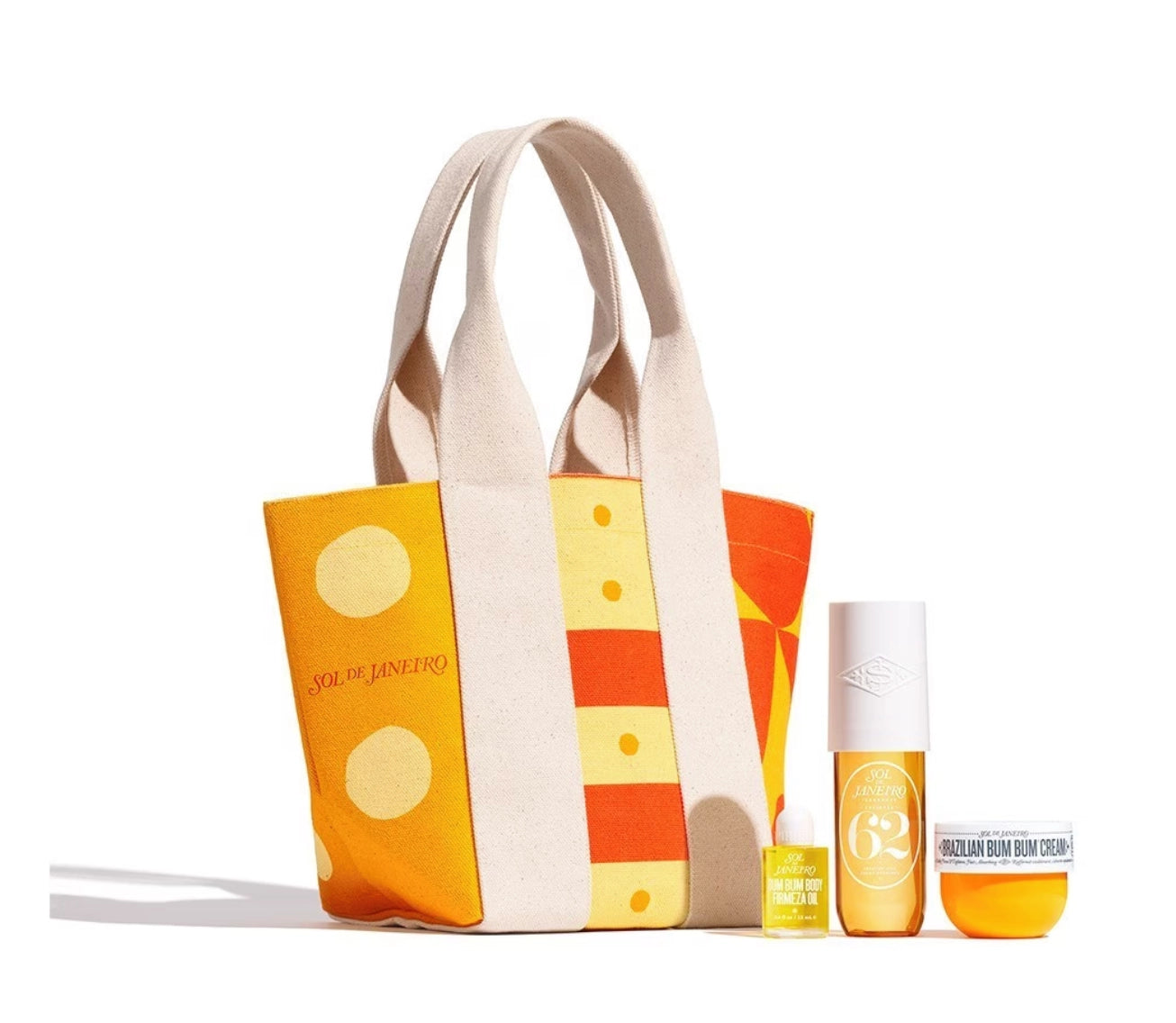 Sol de Janeiro Bum Bum Icons Set – Cheirosa 62, Bum Bum Cream, Body Oil & Tote Bag
