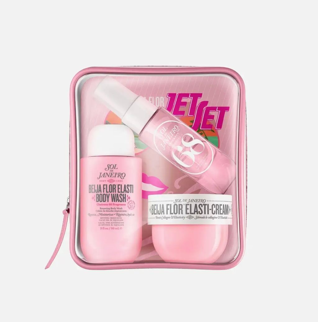 Sol de Janeiro Beija Flor™ Jet Set 68 – Set Udhëtimi për Trup të Butë & Elastik